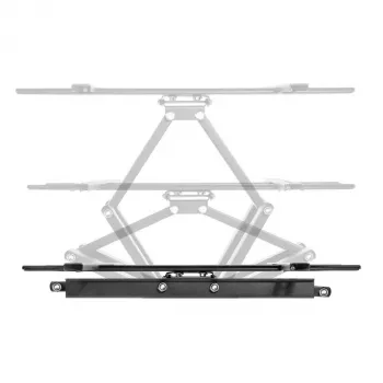 Manhattan buitenmuurbeugel voor televisies en monitors, volledig beweegbaar, voor 37-65-inch schermen, VESA 200x200-600x400 mm, tot 50 kg, weerbestendig, zwart