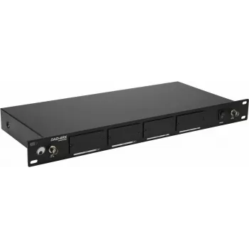 Ontvangerbehuizing Omnitronic DAD-4RX — 4-kanaals chassis voor MOM/DAD-modules