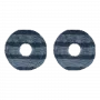Vervangende wissers voor Eufy C20-serie robotstofzuiger, 2-pack, grijs/blauw