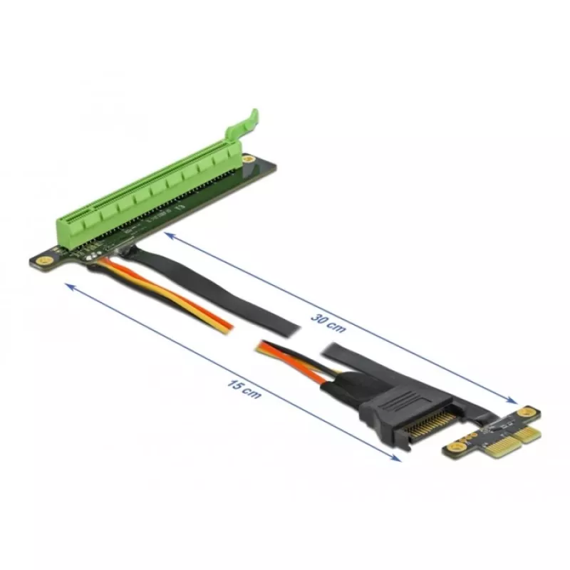 Riser-kaart PCI Express x1 naar x16 DeLOCK 85762