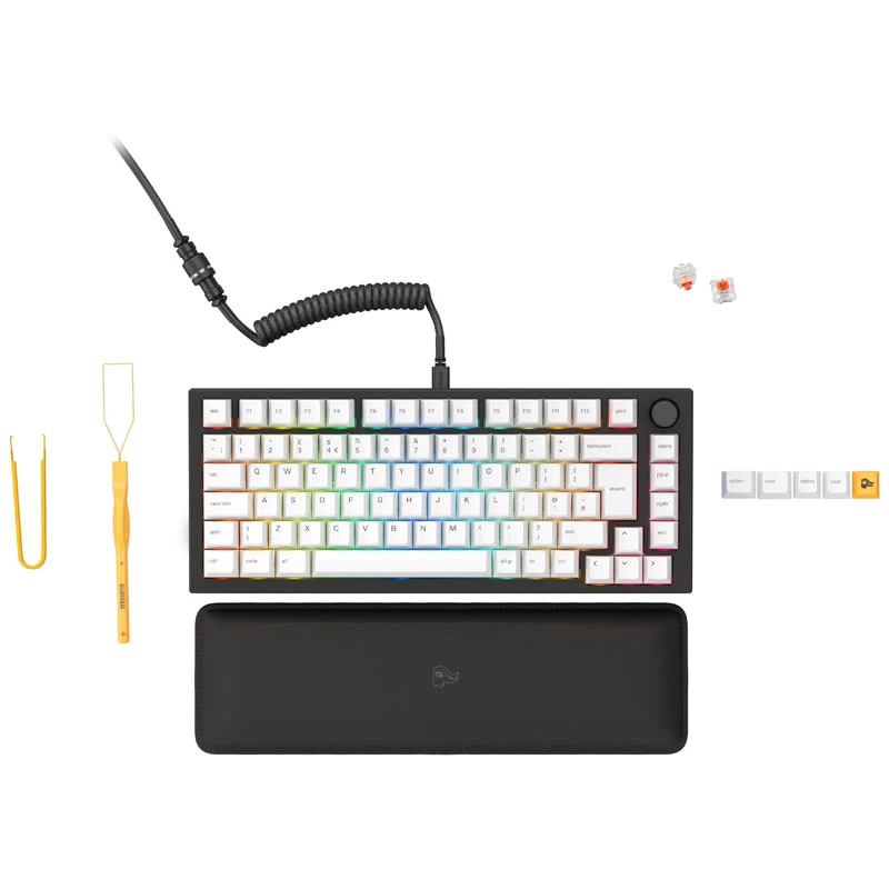 Mechanisch toetsenbord GLORIOUS GMMK PRO Prebuilt Edition USB-C achtergrondverlichting QWERTY ISO UK-layout