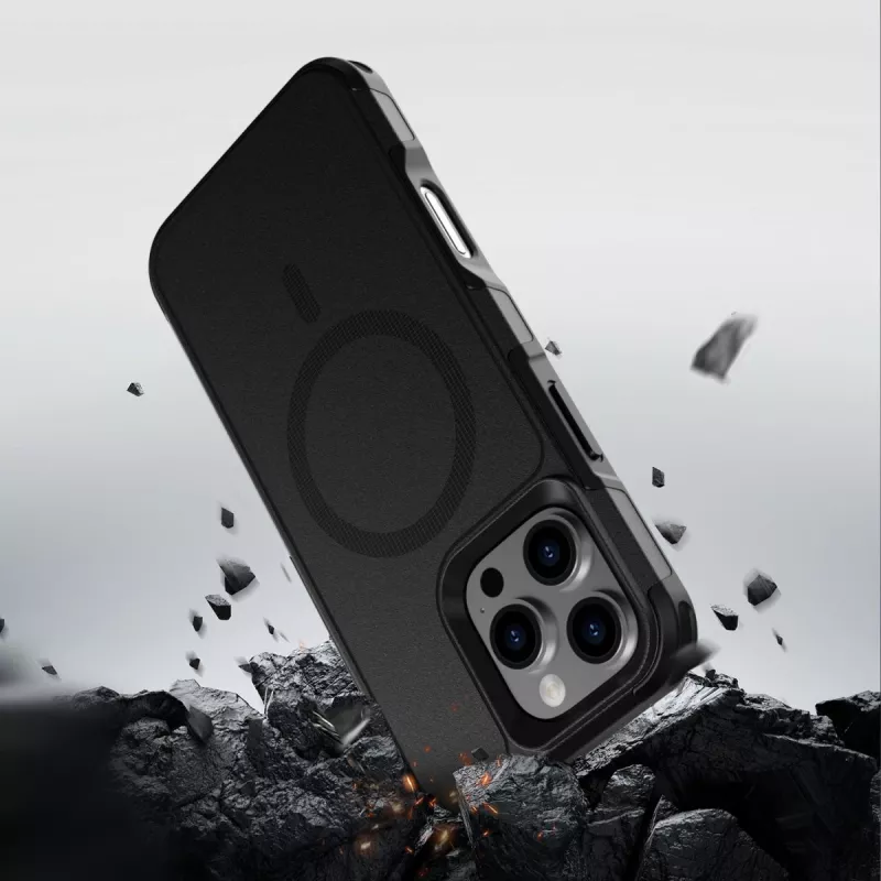 Cover 4smarts 541180 voor iPhone 16 Pro 16 cm zwart