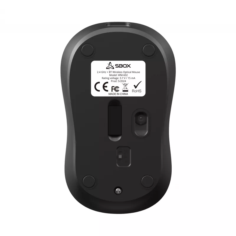 Muis SBOX WM-602 zwart draadloze interface