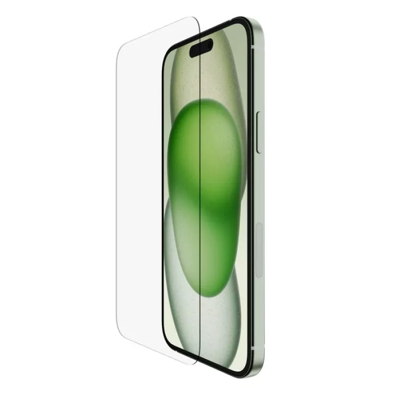 Schermbescherming Belkin ScreenForce voor iPhone 16 Plus antibacterieel gehard glas