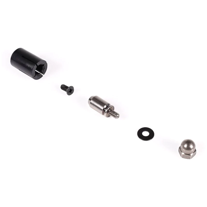 Montageset Alphacool 15724 zwart roestvrij staal 17 mm hoogte