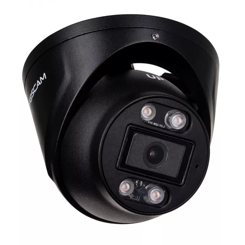 FOSCAM T8EP 8MP POE IP-camera zwart