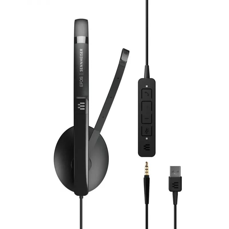 EPOS ADAPT 135 USB II headset bedrade headset kantoor/callcenter USB Type-A zwart