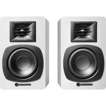 Luidspreker Audio-Technica AT-SP3X 2-weg bedraad & draadloos 30 W, wit, 2.0 kanalen, 55–20000 Hz