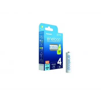 Accu's PANASONIC ENELOOP AA 2000 mAh 4 stuks (BK-3MCDE/4CP)