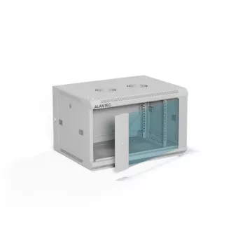 ALANTEC netwerkkast 19 6HE 600x450, grijs vlakverpakt