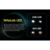 Hoofdlamp Nitecore HU2000, 10 LEDs, USB-oplaadbare lithium-ion-accu, aluminium+polycarbonaat, IP68 waterdicht