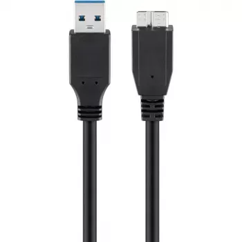 USB-A-naar-micro-USB-B-kabel GOOBAY 95026 — 1,8 m, stekker-naar-stekker, zwart