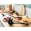 Pastalepel Tefal K20602, siliconen, hittebestendig tot 220 °C, zwart, TPR-greep