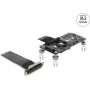 DELOCK PCI Express 3.0 x4 naar M.2 Key M adapter, 10 cm kabel, model 64357