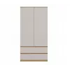 MALWA SS-90 kledingkast Artisan-eiken/kasjmier
