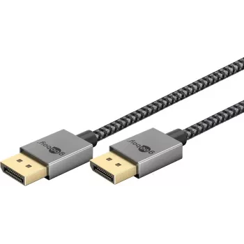 Goobay slanke DisplayPort-kabel 2.0/2.1 40aGbit/s 2 m (77445)