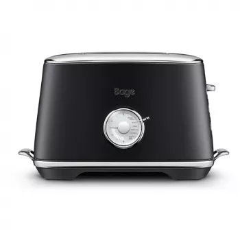 Broodrooster Sage The Toast Select Luxe 2 sneetjes 1000 W zwart, roestvrijstalen behuizing, variabele bruiningsgraad