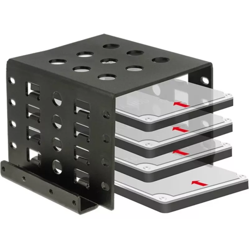 DeLOCK 18271 inbouwframe 4 x 2,5-inch drives in 3,5-inch bay