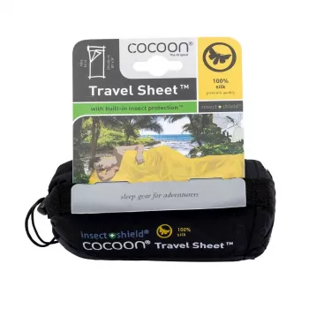 Cocoon TravelSheet rechthoekige slaapzak zijde grijs