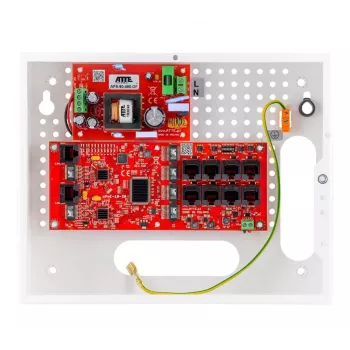 Netwerk-switch ATTE IP-8-20-E voor 8 IP-camera's met 20W stroomvoorziening