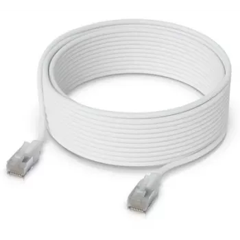 Netwerkkabel Ubiquiti UACC-Cable-Patch-EL-C6A-12M-W RJ-45 Cat6a 12m transparant wit