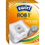 Stofzuigerzakken SWIRL EcoPor ROB1 compatibele vervangzakken voor verschillende stofzuigers, papier-microfilter, 5-pack