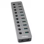 USB-adapter Type-A 3.0 – 10-voudige USB 3.0 met schakelaars