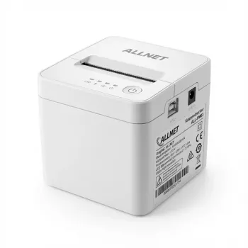 Mobiele thermoprinter ALLNET ALL-PM03 USB Bluetooth 58 mm zwart
