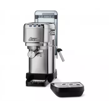 Druk-koffiemachine Lapressa roestvrij staal