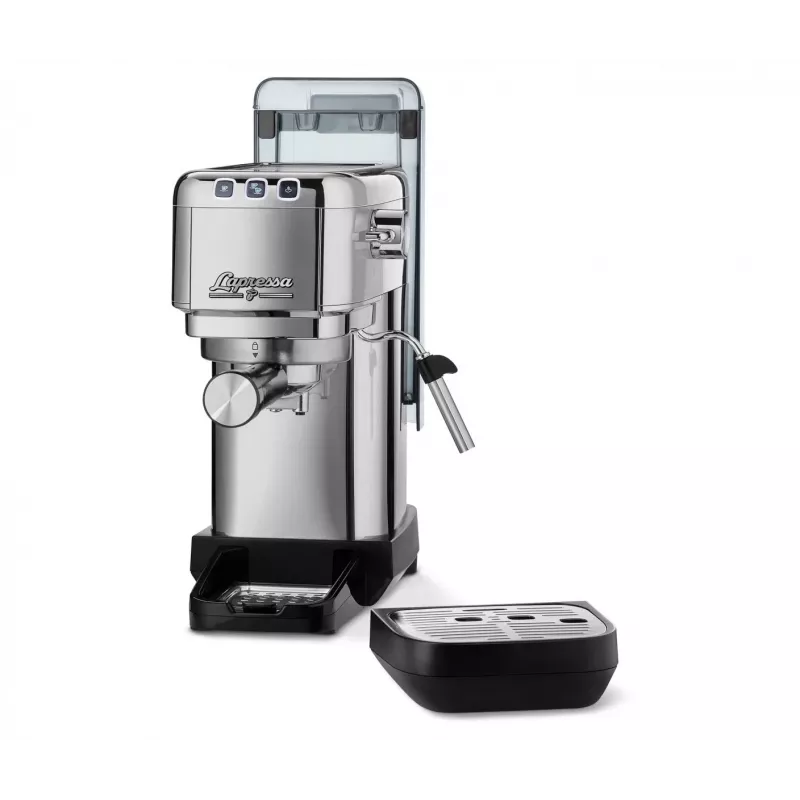 Druk-koffiemachine Lapressa roestvrij staal