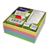 Plaknotities Forpus, 75x75 mm, mix van 4 pastelkleuren, kubus (1x320)
