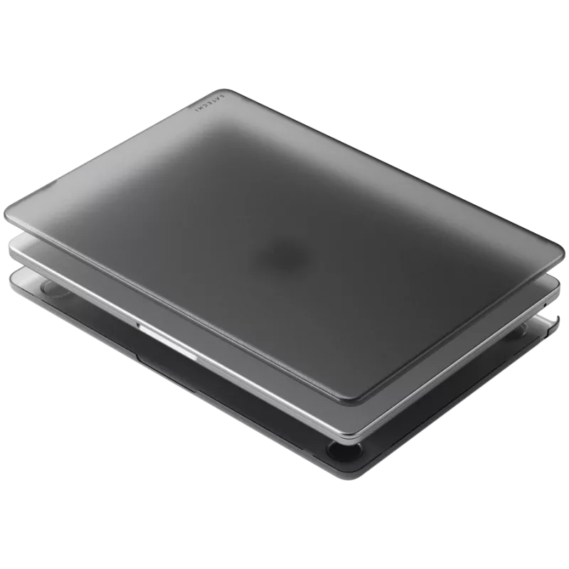 Satechi Eco Hardshell hardshell-hoes ST-MBAM2DR voor MacBook Air 13 M2, donker