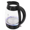 Lafe Essential XL CEG016 glazen elektrische waterkoker, 2 l, 2200 W, zwart