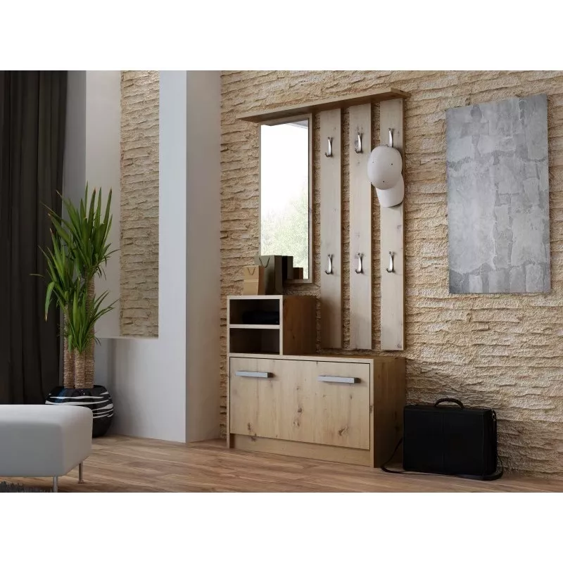 Bovenkast voor de entree GAR ARTISAN — eikenlook, 1 draaideur