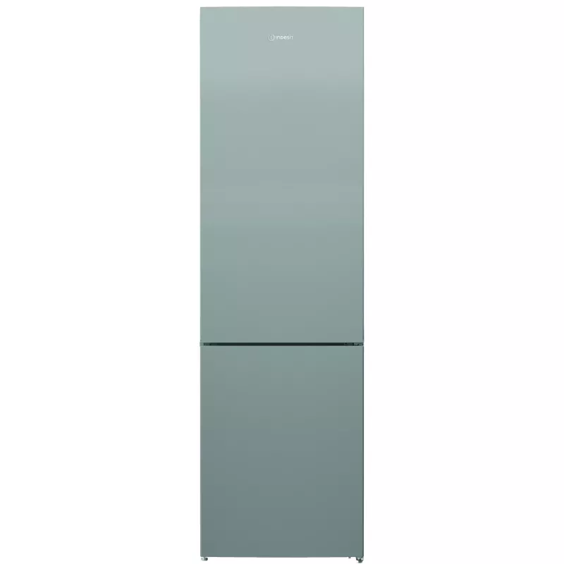 INDESIT INKS 1401 S4E | energie-efficiëntieklasse E | vrijstaand | koel-vriescombinatie | hoogte 202,5 cm | koelgedeelte nuttige inhoud 266 l | vriesgedeelte nuttige inhoud 120 l | 38 dB | zilver