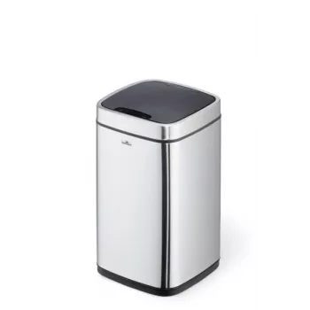 Durable TOUCH 12L rechthoekig RVS zilver zwart
