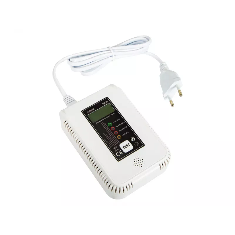 Koolmonoxide- en gasmelder BLOW TGC30 WiFi Tuya — lcd, 85 dB, bedraad, opbouwmontage, wit