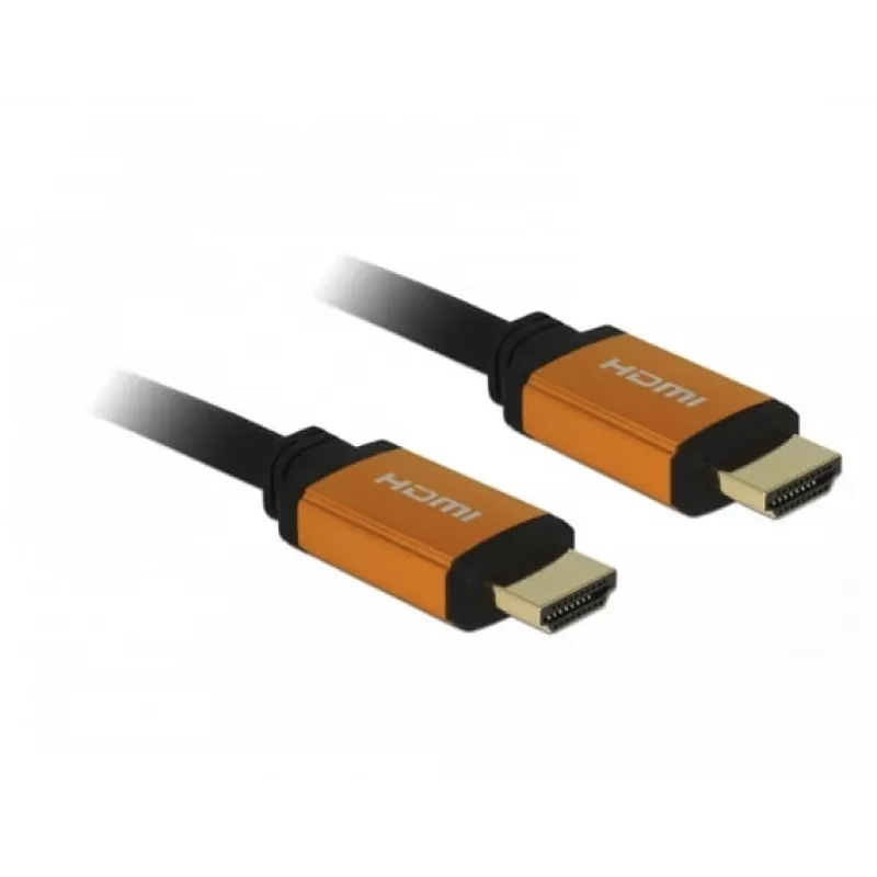 HDMI-kabel DeLOCK 85728 1,5 m type A zwart goud