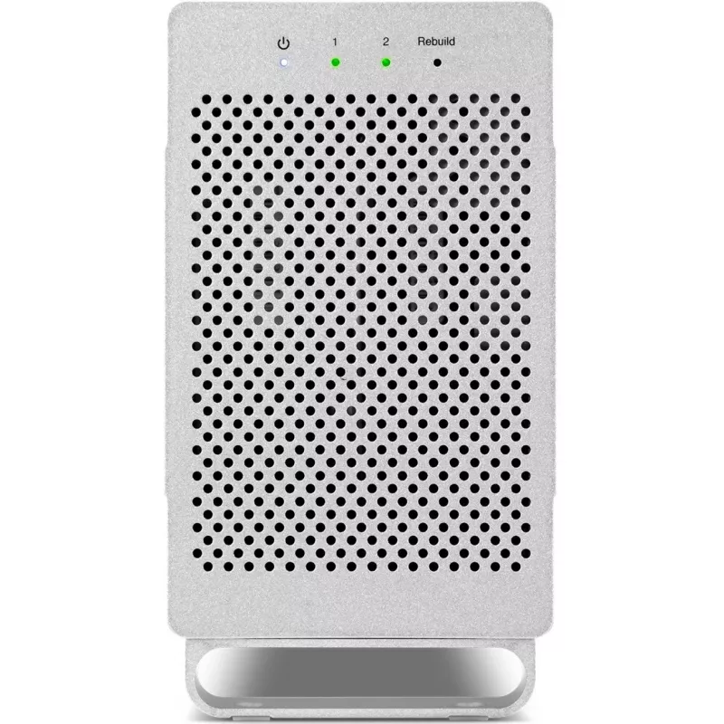 OWC Mercury Elite Pro Dual wit – externe behuizing voor 2× 3,5 inch SATA harde schijven, RAID 0/1/SPAN, USB Type-B