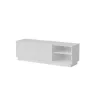 TV-kast cama meble LIVERTI 150x42x48 cm, wit, spaanplaat blad