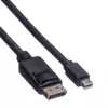 Roline DisplayPort-kabel, DP ST - Mini DP ST, zwart, 1,5 m (11.04.5638)
