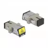 Glasvezelkoppeling DeLOCK 86889 SC simplex bus naar SC simplex bus multimode beige