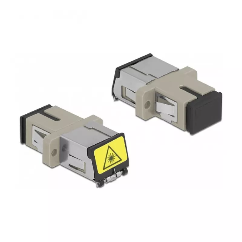 Glasvezelkoppeling DeLOCK 86889 SC simplex bus naar SC simplex bus multimode beige