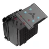 Jonsbo HX6250 processor-koellichaam/radiator 14 cm zwart 1 stk.