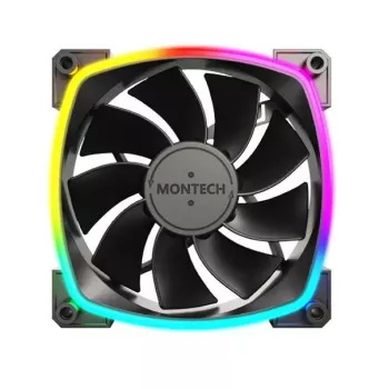 Montech RX120 PWM computerbehuizing-ventilator 12 cm zwart 3 st.