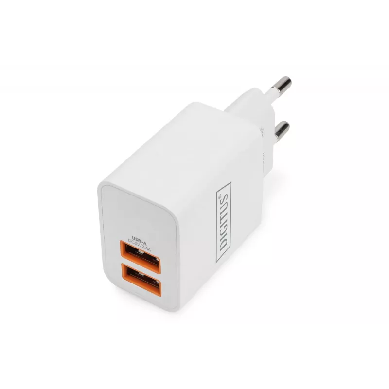 USB-oplader indoor Digitus DA-10061 2x USB-A 15,5W
