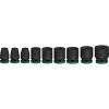 Slagsleutelset Bosch Powertools PRO 1/2 inch 9-delig, zwart