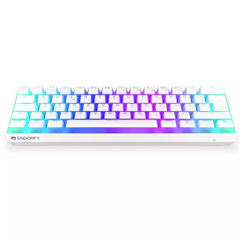Thock Compact Wireless Pudding Onyx White, Gaming-toetsenbord wit, DE-layout, Kailh Box Red