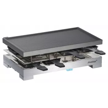 Steba RC 68 - raclettegrill - 1,2 kW - zwart/rvs