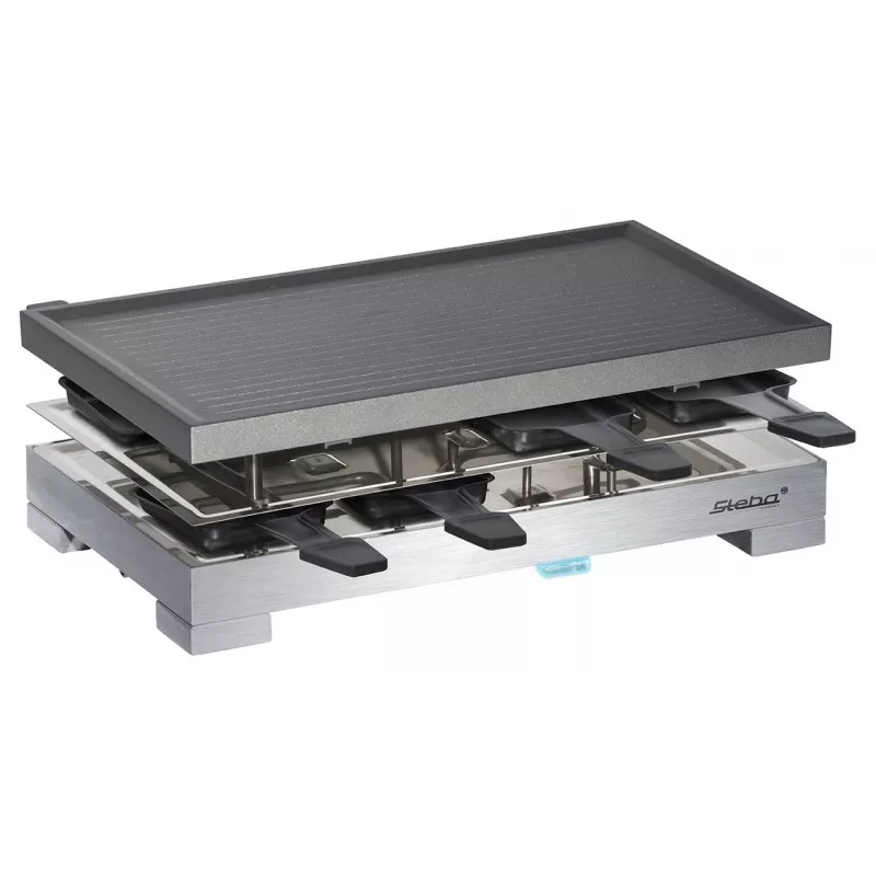 Steba RC 68 - raclettegrill - 1,2 kW - zwart/rvs